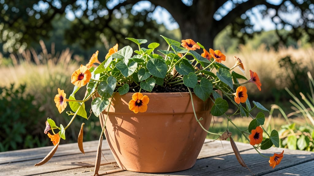 Black Eyed Susan Vine Seed Pods: Drying Trick to Preserve Germination Power