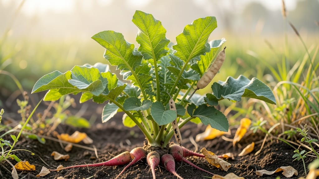 Radish Plant Seed Pods: Stress-Free Harvesting for Viable Seeds Next Year