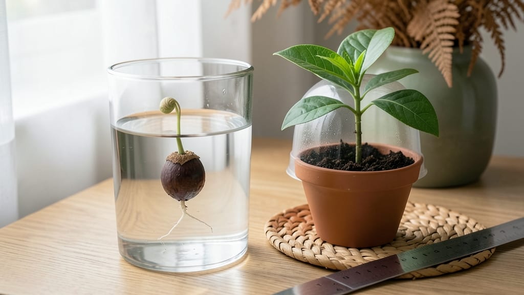 Stages of Avocado Seed Growth: From Pit to Sprout in 60 Days