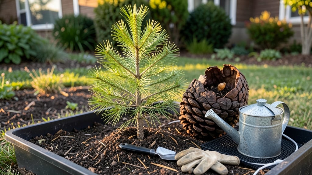 Giant Pinecone Seed Grow a Garden: From Cone to Towering Tree in 3 Years