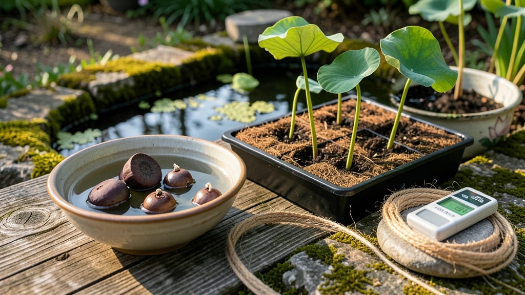 Lotus Seed Grow a Garden: Cold-Stratified Sprouting in 60 Days