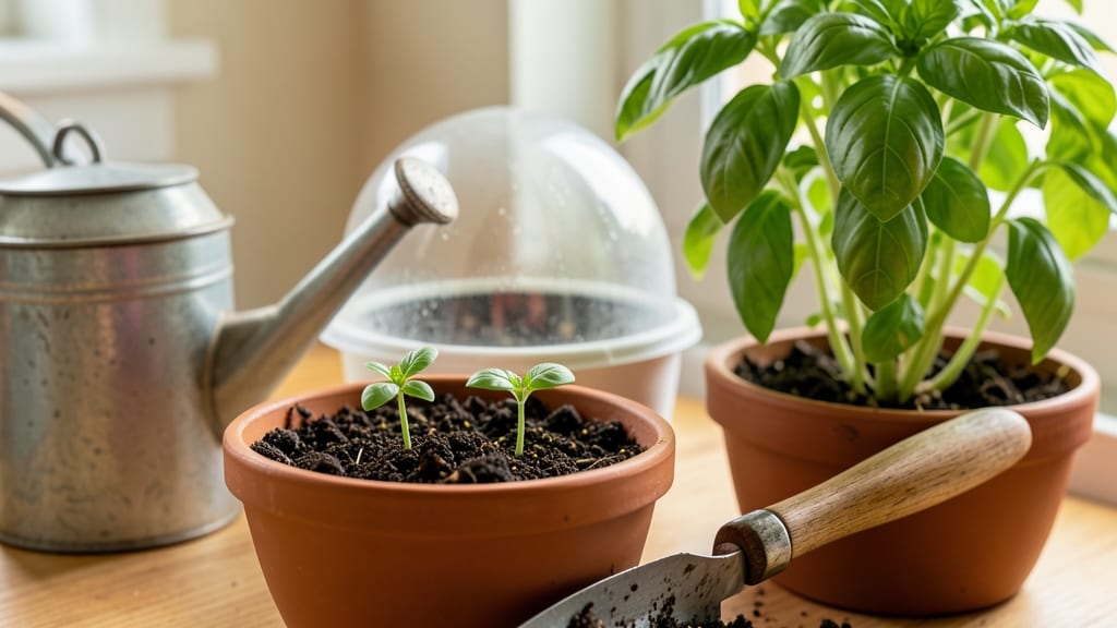 How to Grow Basil from Seed in a Pot: Sunlit Success in 4 Weeks