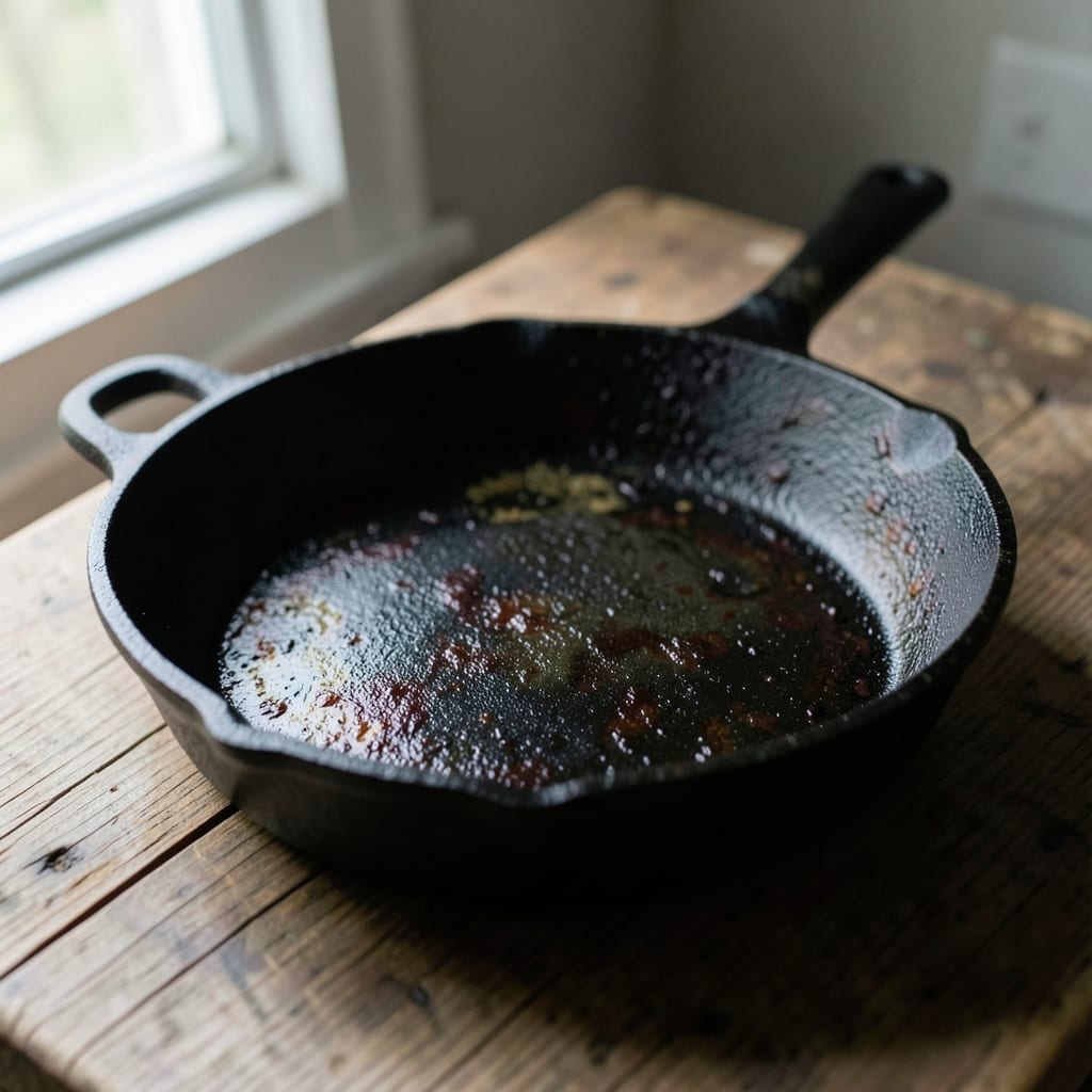 The cast iron skillet