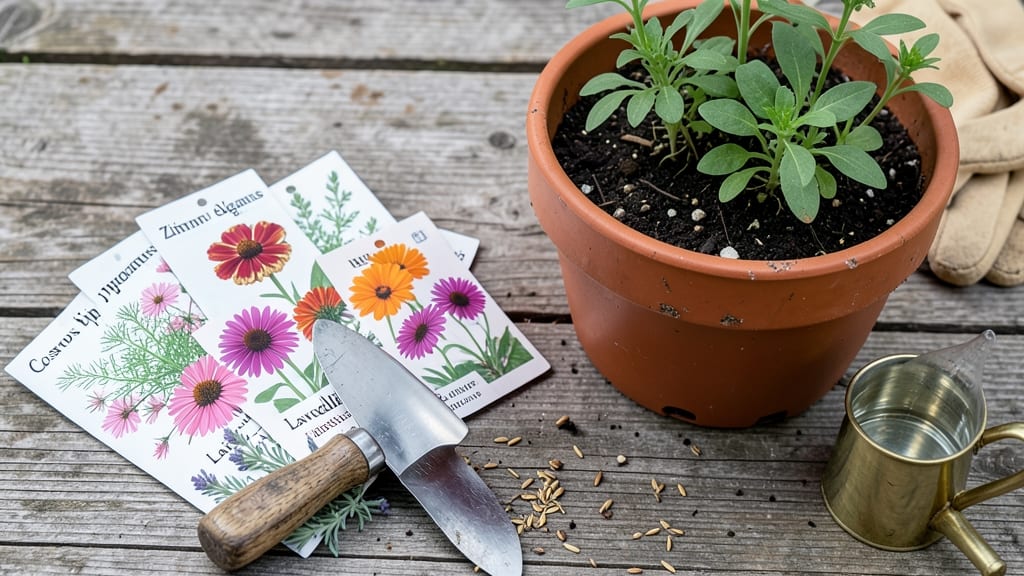 Growing Wildflowers From Seed In Pots: Pollinator Paradise in Small Spaces
