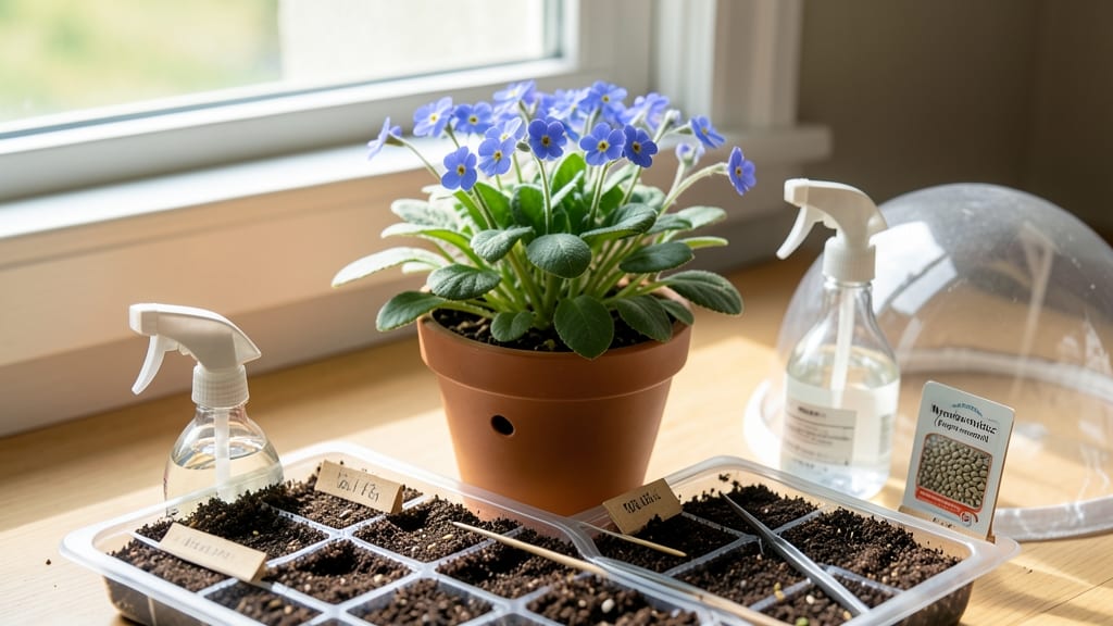 How to Grow Forget-Me-Nots From Seed Indoors: Cold Stratified Blooms in 60 Days