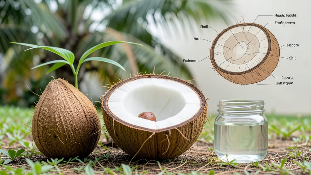 Coconut Seed Parts Guide: Stress-Free Extraction for Viable Year-Round Planting