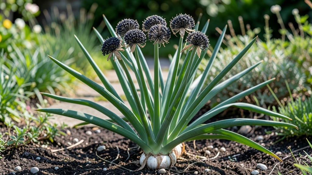 Garlic Seed Heads: Year-Round Viability Through Cold Stratification