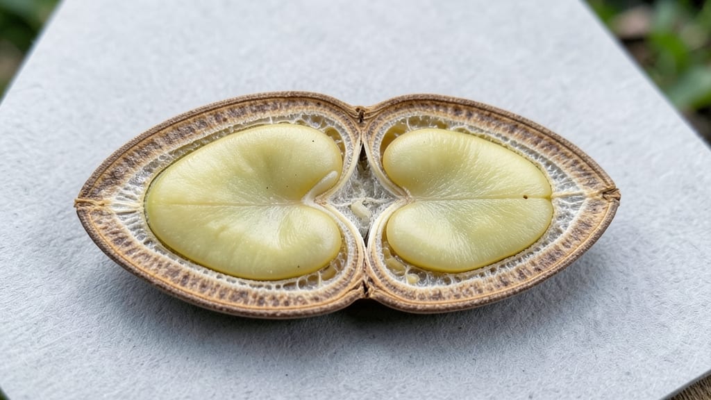 Diagram of a Seed With Labels: Botanical Breakdown for Gardeners