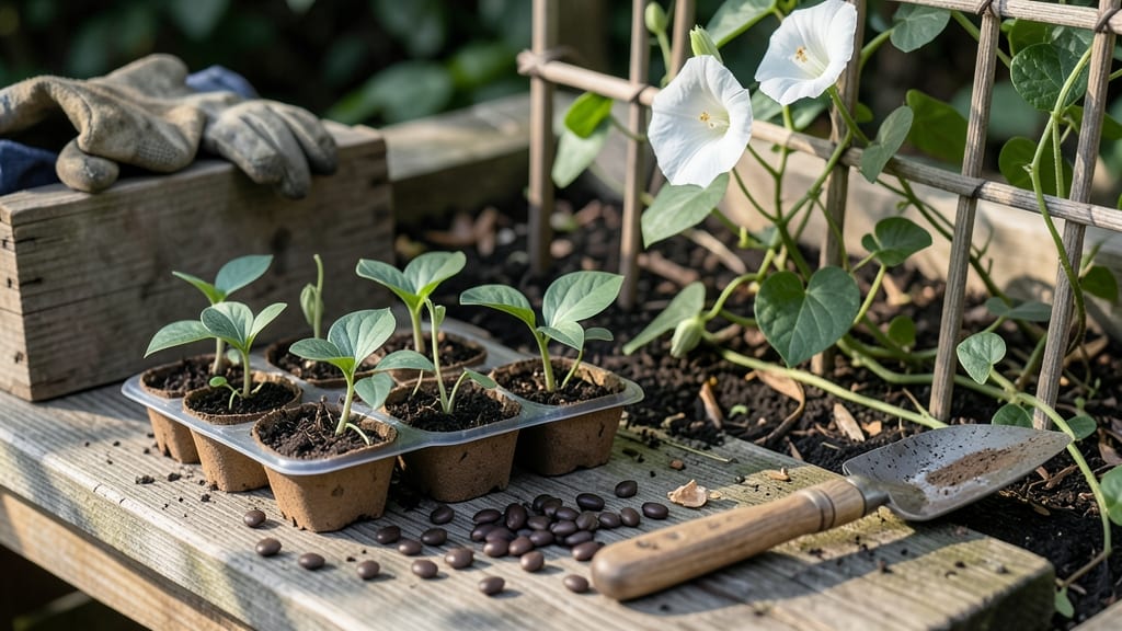 Moonflower Seeds Grow a Garden: Twist-Free Pods for Effortless Year-Round Harvesting